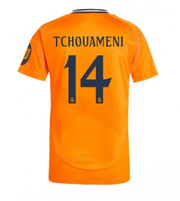 Real Madrid Aurelien Tchouameni #14 Udebanetrøje 2024-25 Kort ærmer